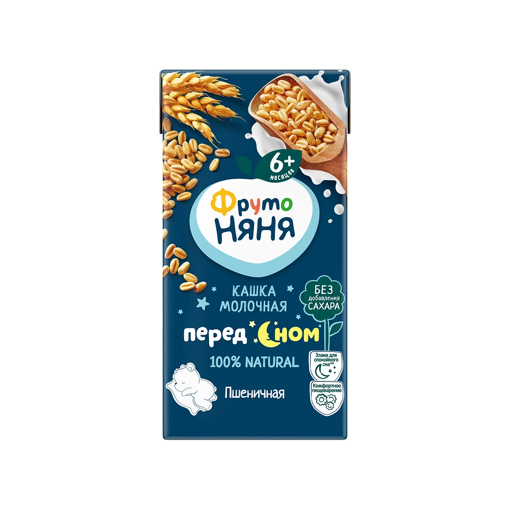 «Ұйықтар алдында» сүтті-бидай «ФрутоНяня» сұйық ботқасы